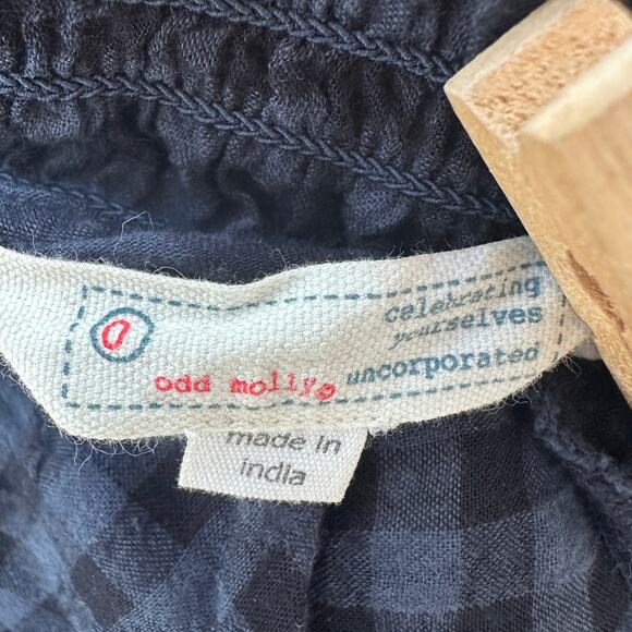 Odd Molly Dress Embroidered floral flare sleeves lace witchy whimsigoth Small XS - Picture 11 of 16